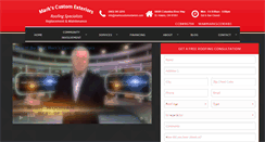 Desktop Screenshot of markscustomexteriors.com